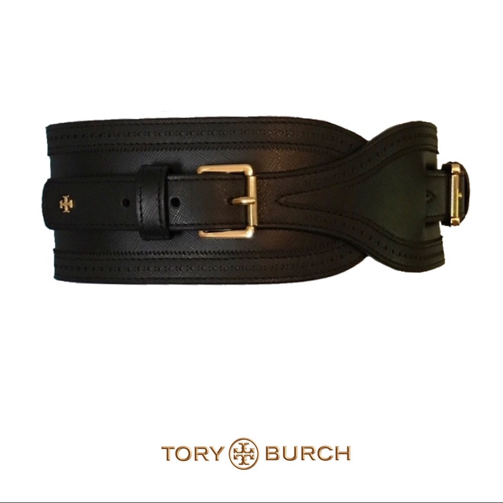 Tory Burch wide leather belt. NWOT